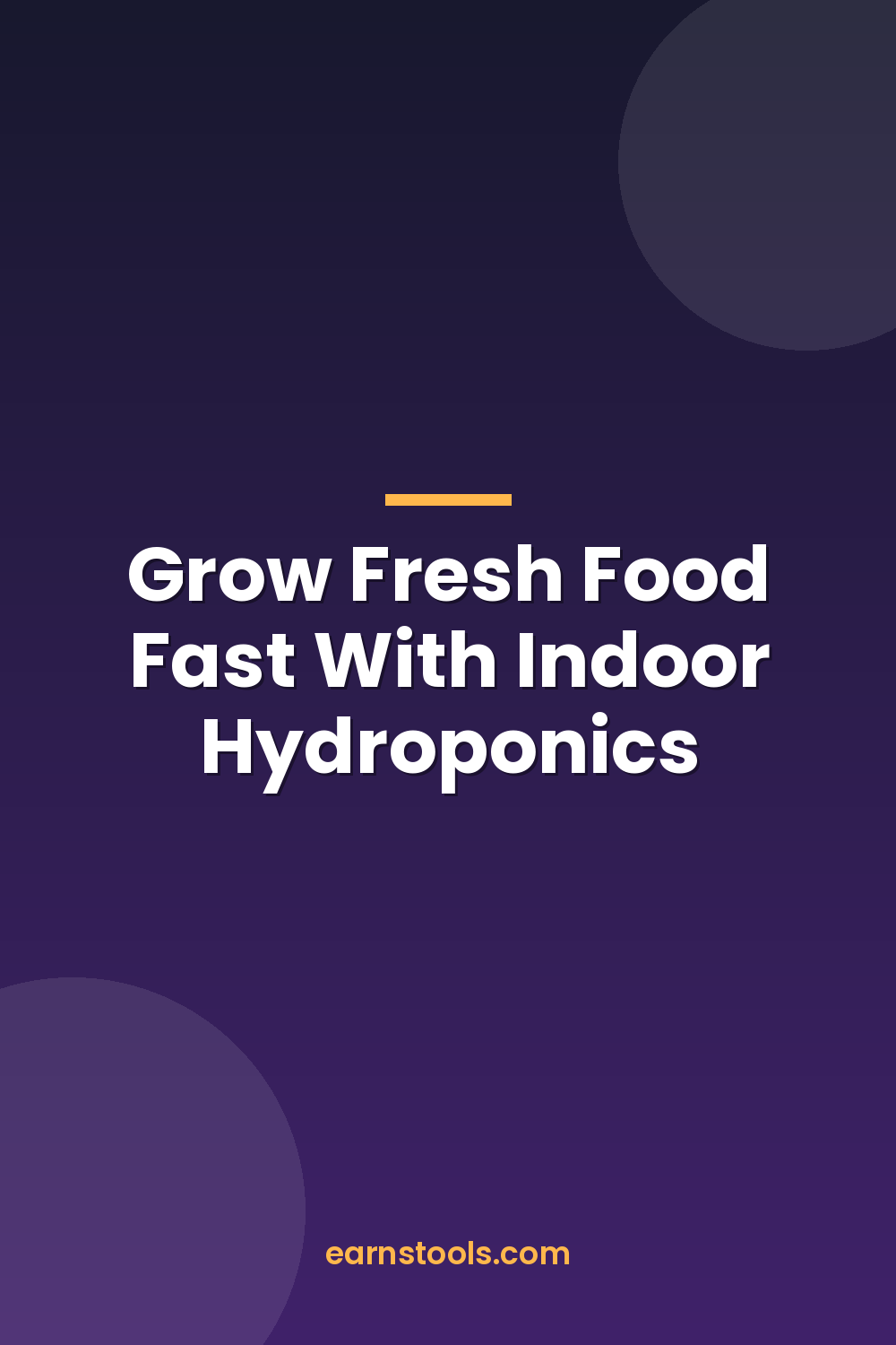 Grow Fresh Food Fast With Indoor Hydroponics